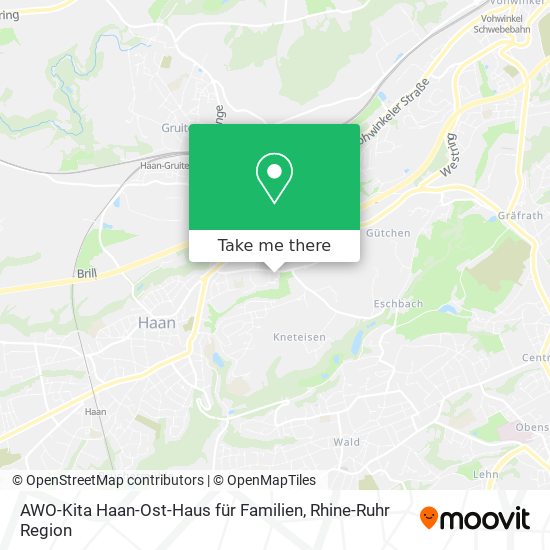 AWO-Kita Haan-Ost-Haus für Familien map