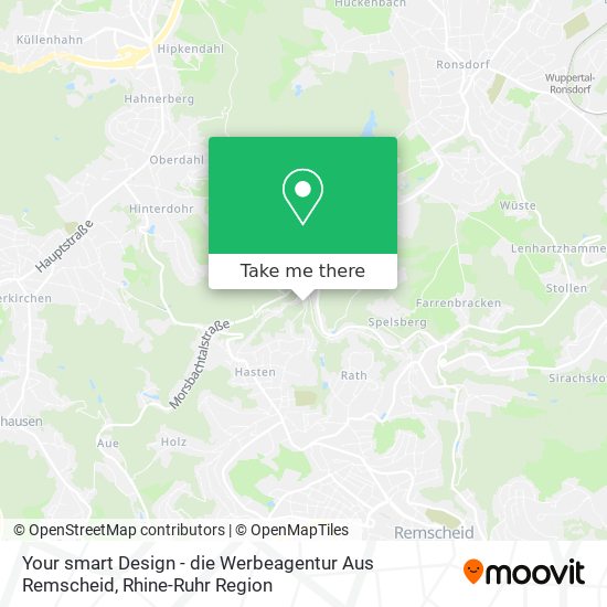 Your smart Design - die Werbeagentur Aus Remscheid map