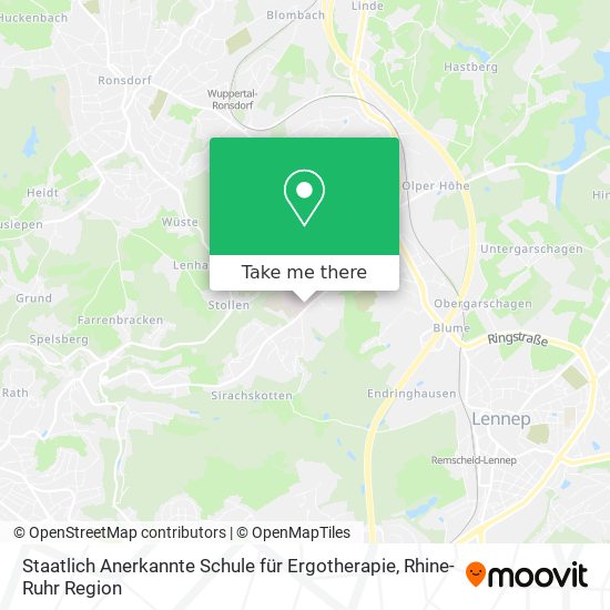 Staatlich Anerkannte Schule für Ergotherapie map