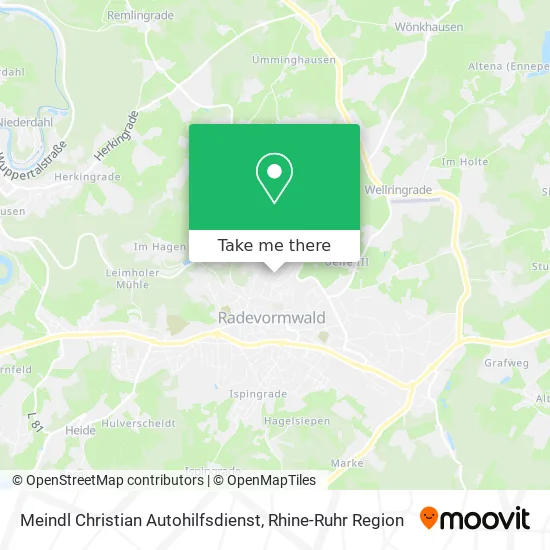 Карта Meindl Christian Autohilfsdienst