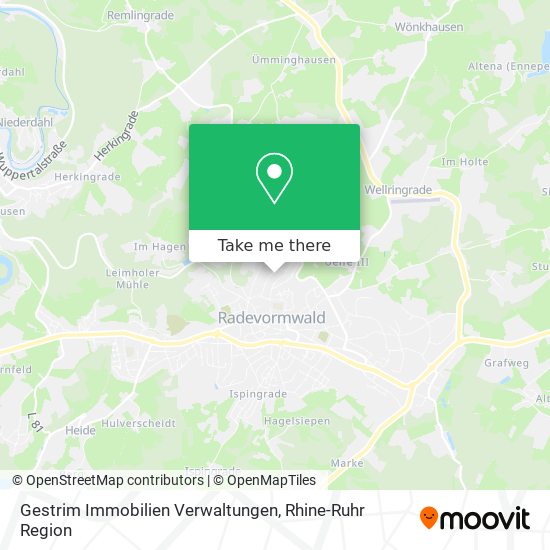 Gestrim Immobilien Verwaltungen map