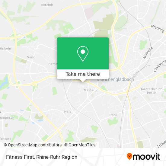 Fitness First map