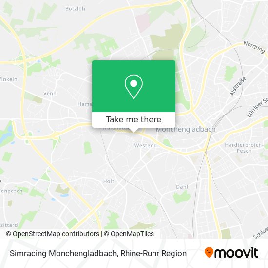 Карта Simracing Monchengladbach