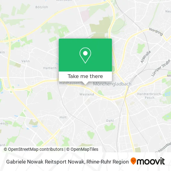 Карта Gabriele Nowak Reitsport Nowak