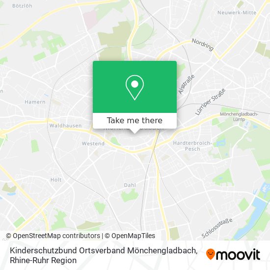 Kinderschutzbund Ortsverband Mönchengladbach map