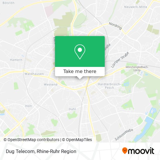 Dug Telecom map