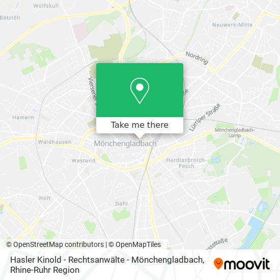 Hasler Kinold - Rechtsanwälte - Mönchengladbach map