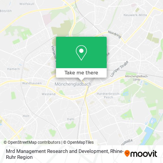 Mrd Management Research and Development map