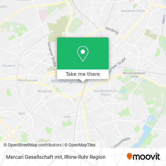 Карта Mercari Gesellschaft mit