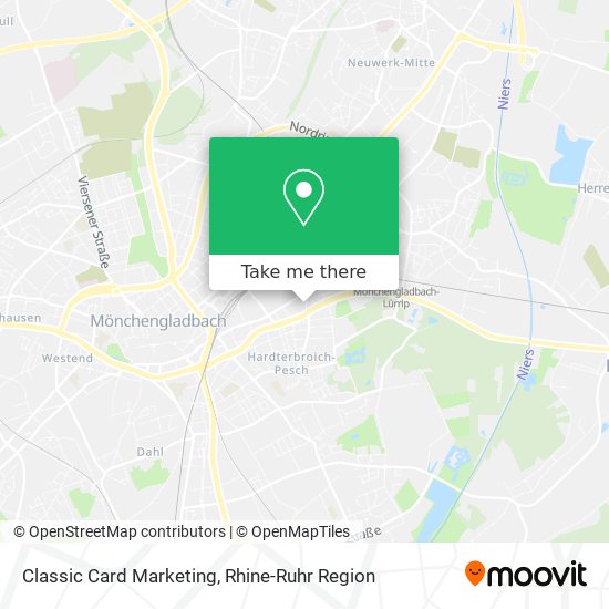 Classic Card Marketing map