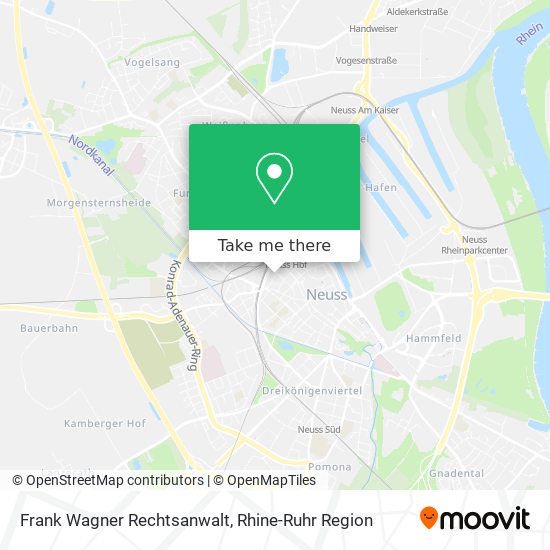 Frank Wagner Rechtsanwalt map