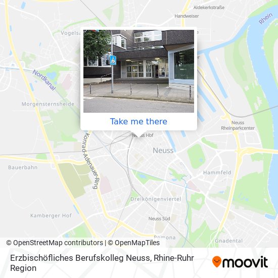 Карта Erzbischöfliches Berufskolleg Neuss