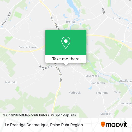 Le Prestige Cosmetique map