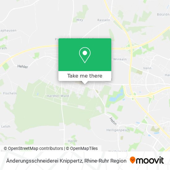 Änderungsschneiderei Knippertz map