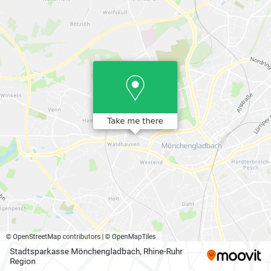 Stadtsparkasse Mönchengladbach map