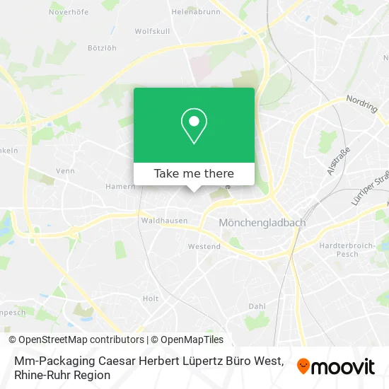 Карта Mm-Packaging Caesar Herbert Lüpertz Büro West