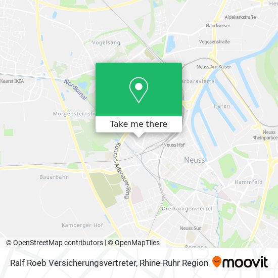 Ralf Roeb Versicherungsvertreter map