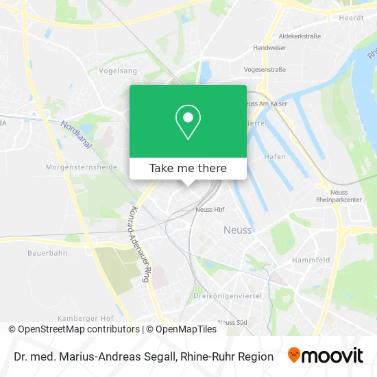 Карта Dr. med. Marius-Andreas Segall