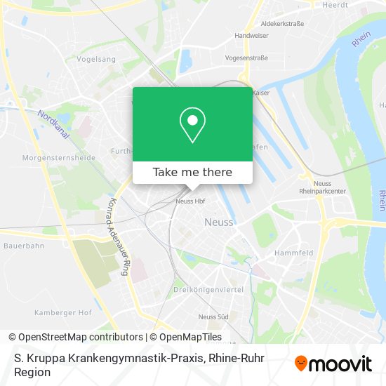 S. Kruppa Krankengymnastik-Praxis map