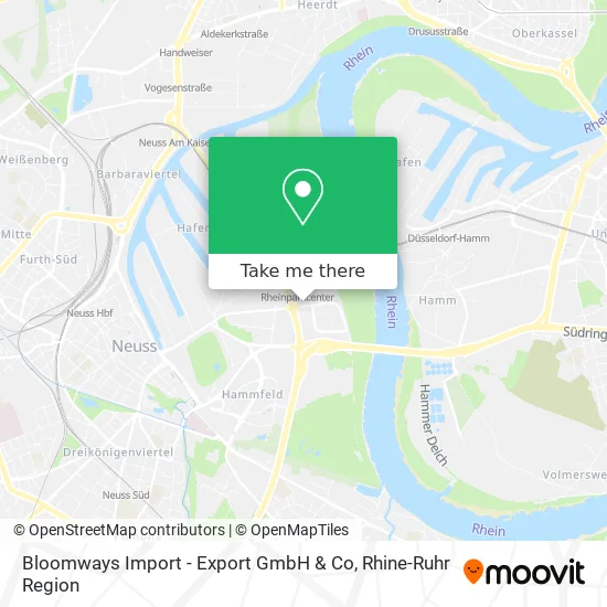 Карта Bloomways Import - Export GmbH & Co