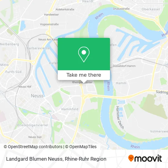 Карта Landgard Blumen Neuss