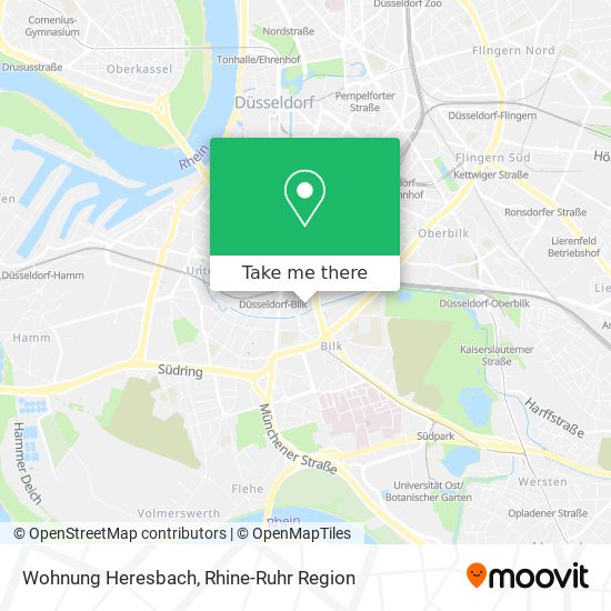 Wohnung Heresbach map