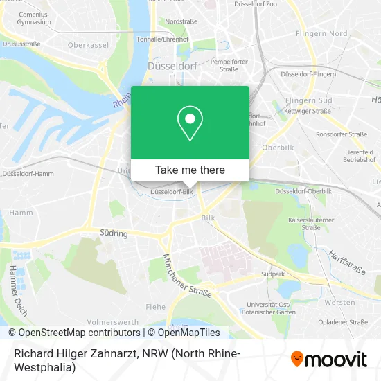 Richard Hilger Zahnarzt map