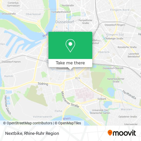 Nextbike map