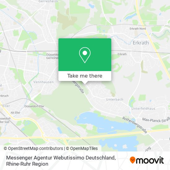Messenger Agentur Webutissimo Deutschland map
