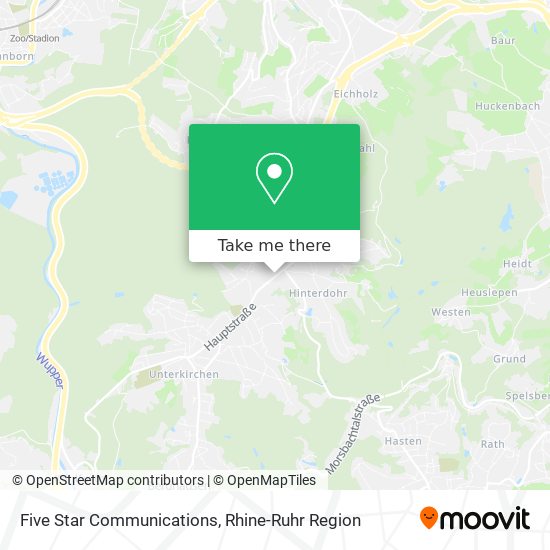 Five Star Communications map