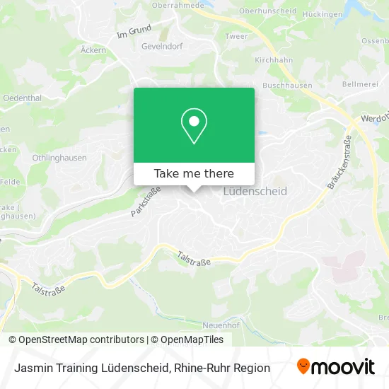 Карта Jasmin Training Lüdenscheid