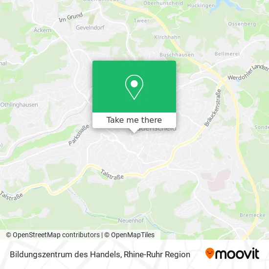 Bildungszentrum des Handels map