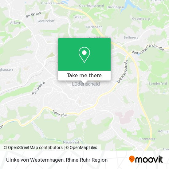 Ulrike von Westernhagen map