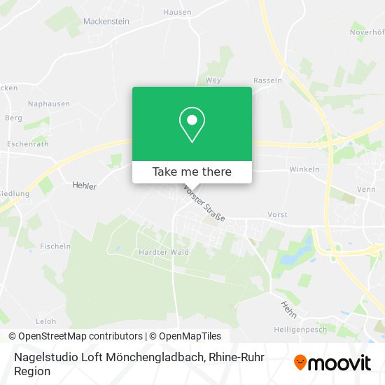 Nagelstudio Loft Mönchengladbach map