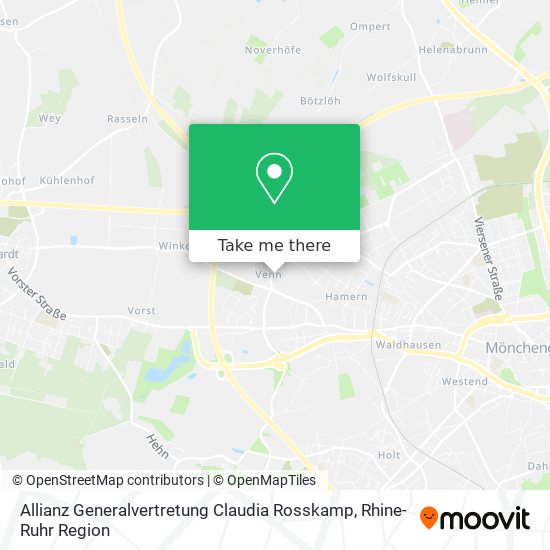 Allianz Generalvertretung Claudia Rosskamp map