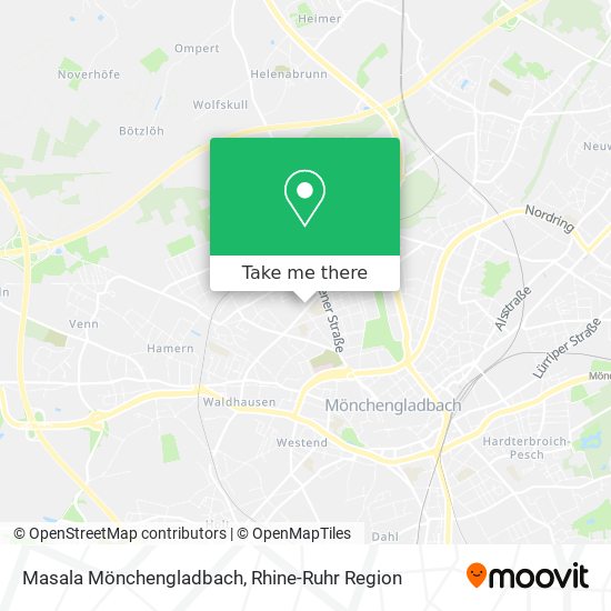 Masala Mönchengladbach map