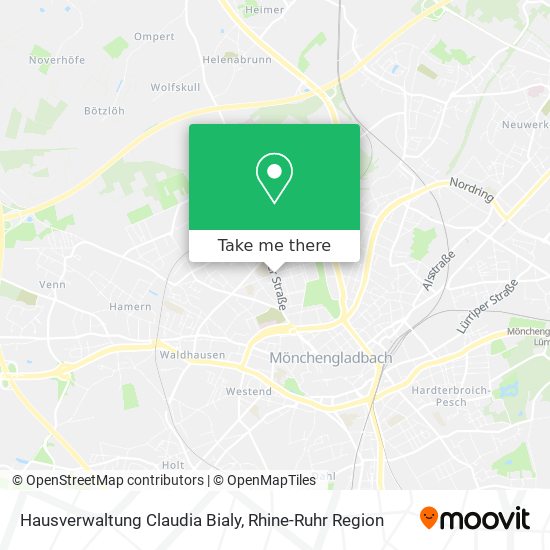 Hausverwaltung Claudia Bialy map