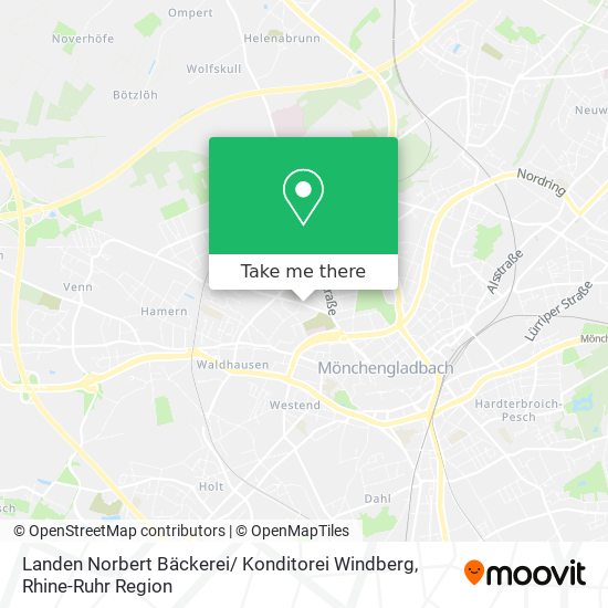 Landen Norbert Bäckerei/ Konditorei Windberg map