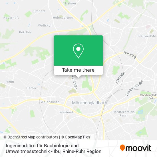 Ingenieurbüro für Baubiologie und Umweltmesstechnik - Ibu map