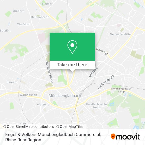 Engel & Völkers Mönchengladbach Commercial map