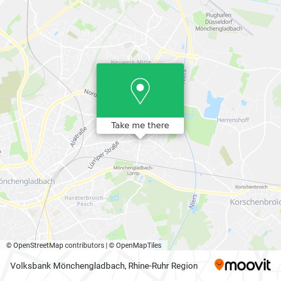 Volksbank Mönchengladbach map