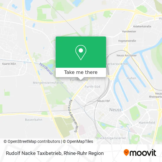 Карта Rudolf Nacke Taxibetrieb