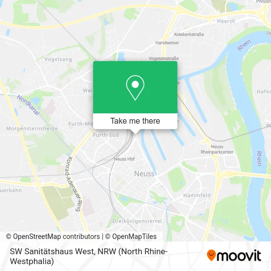 Карта SW Sanitätshaus West