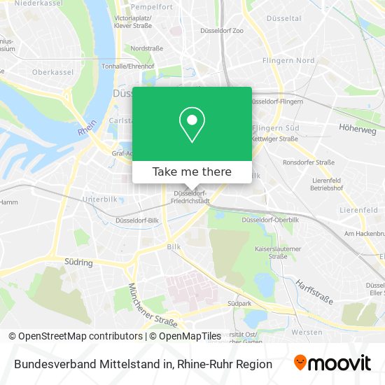 Bundesverband Mittelstand in map