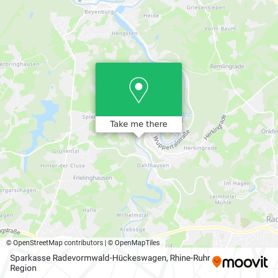 Sparkasse Radevormwald-Hückeswagen map