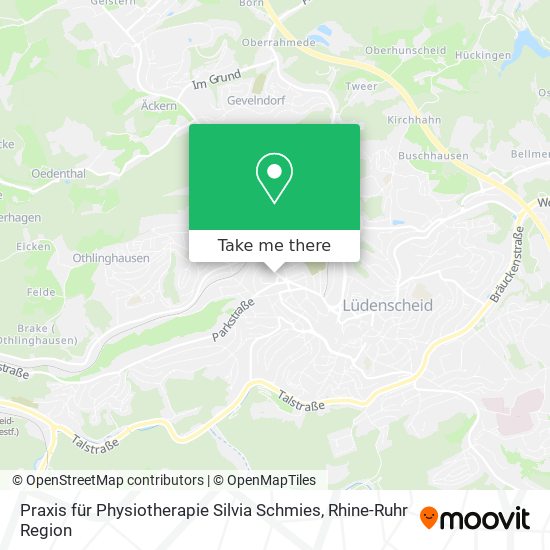 Praxis für Physiotherapie Silvia Schmies map