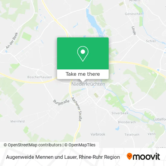 Augenweide Mennen und Lauer map