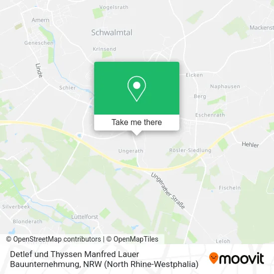 Detlef und Thyssen Manfred Lauer Bauunternehmung map