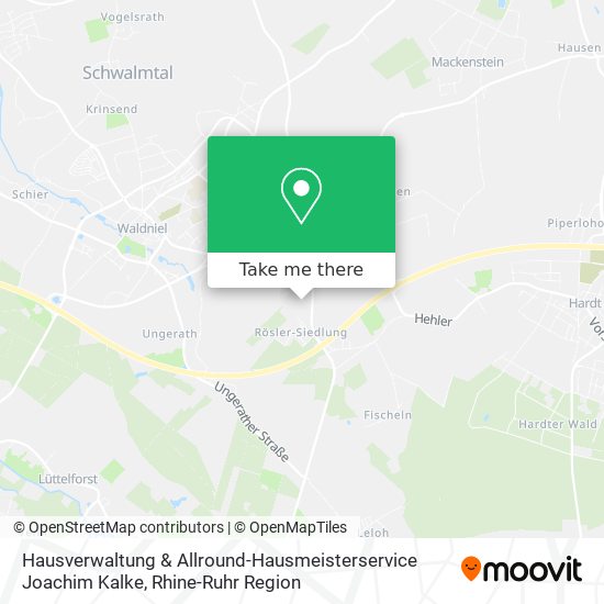 Карта Hausverwaltung & Allround-Hausmeisterservice Joachim Kalke