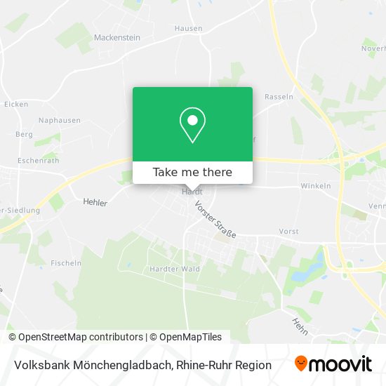 Volksbank Mönchengladbach map